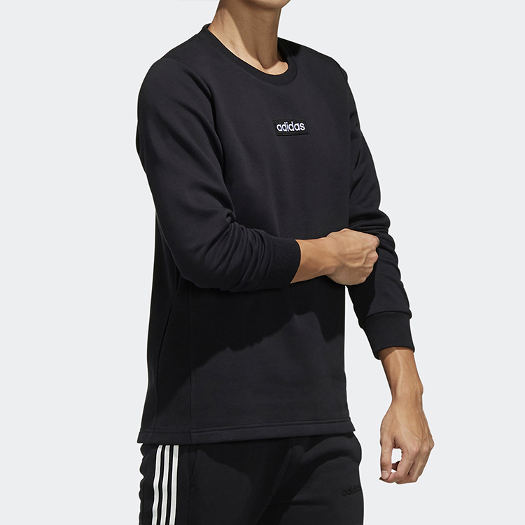 Мужское худи adidas neo M C+ SW (черное) — фото 3