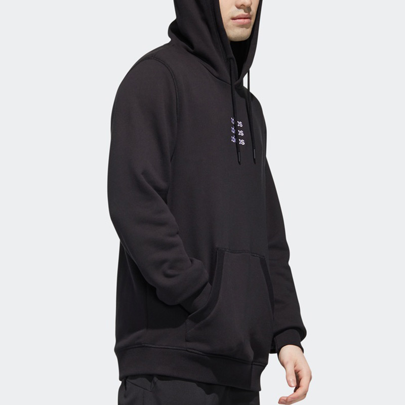 Мужское худи adidas neo M C+ HDY (черное) — фото 6
