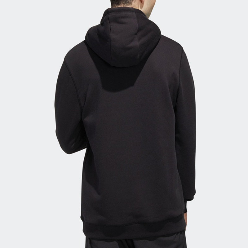 Мужское худи adidas neo M C+ HDY (черное) — фото 4