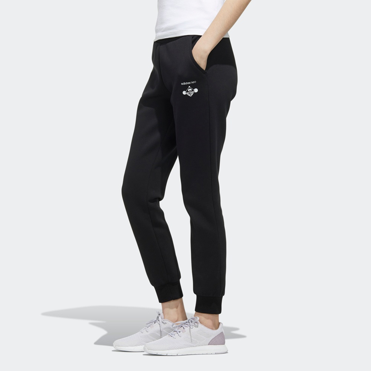 Женские штаны adidas neo Run Pants (черные) — фото 4
