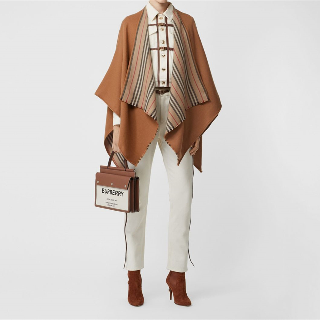Женская сумка Burberry (бежевый) — фото 3