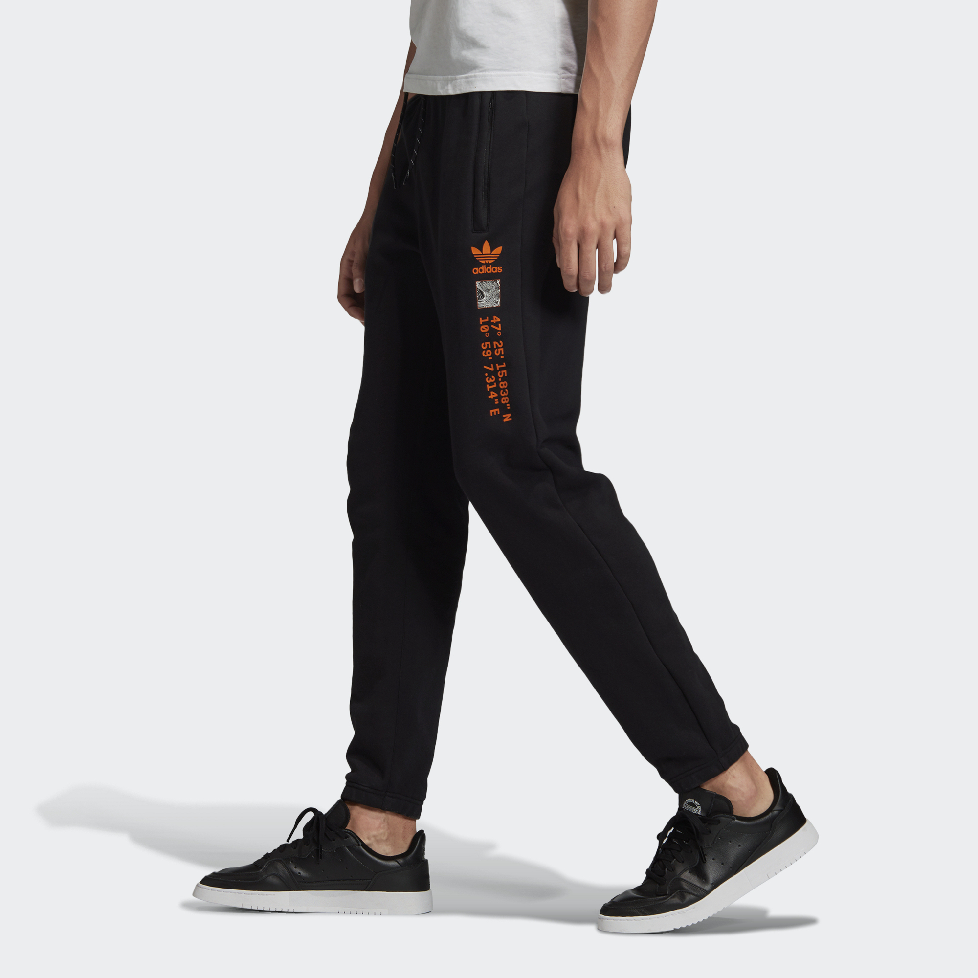 Мужские штаны adidas originals Adv Logo Sp (черный) — фото 5