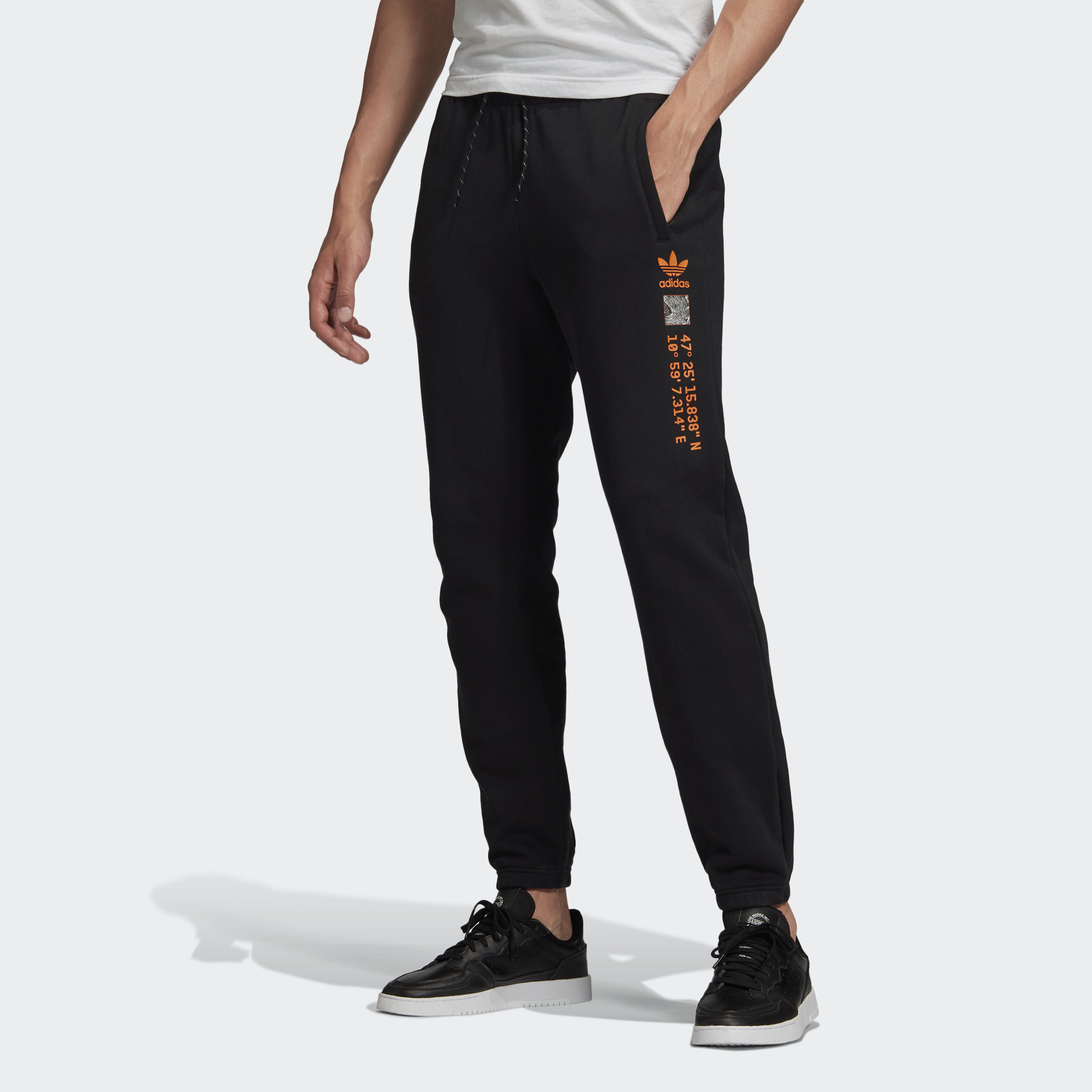 Мужские штаны adidas originals Adv Logo Sp (черный) — фото 3
