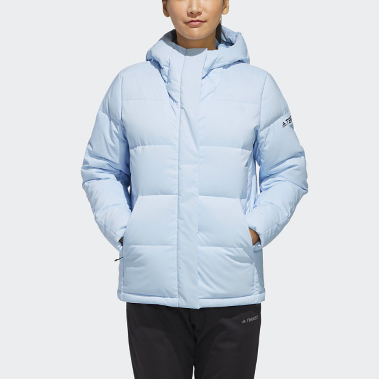 Женская куртка adidas (синий) — фото 3