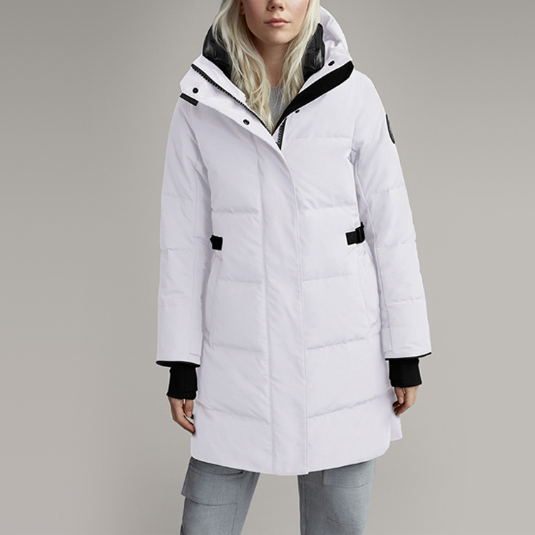 Женские куртка Canada Goose (белая) — фото 3