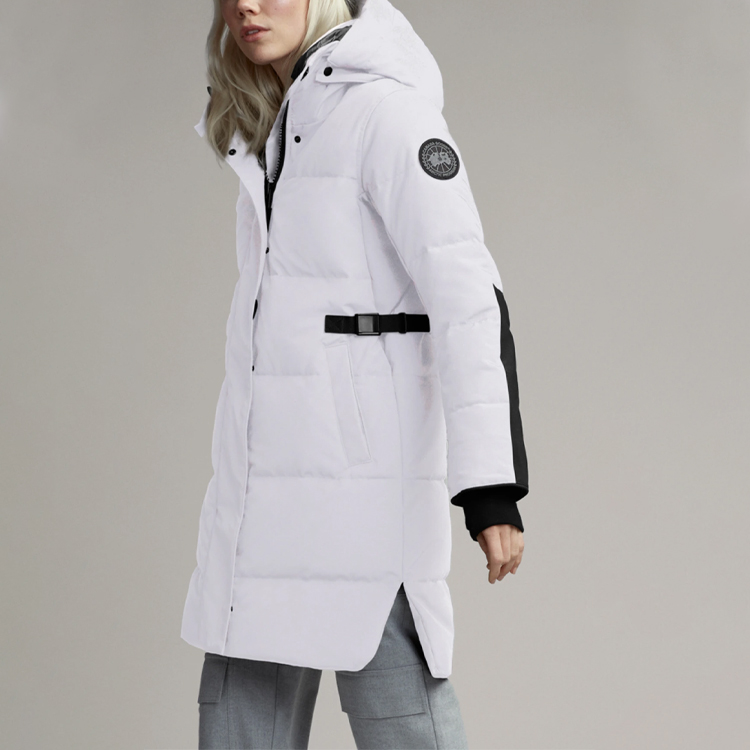 Женские куртка Canada Goose (белая) — фото 4