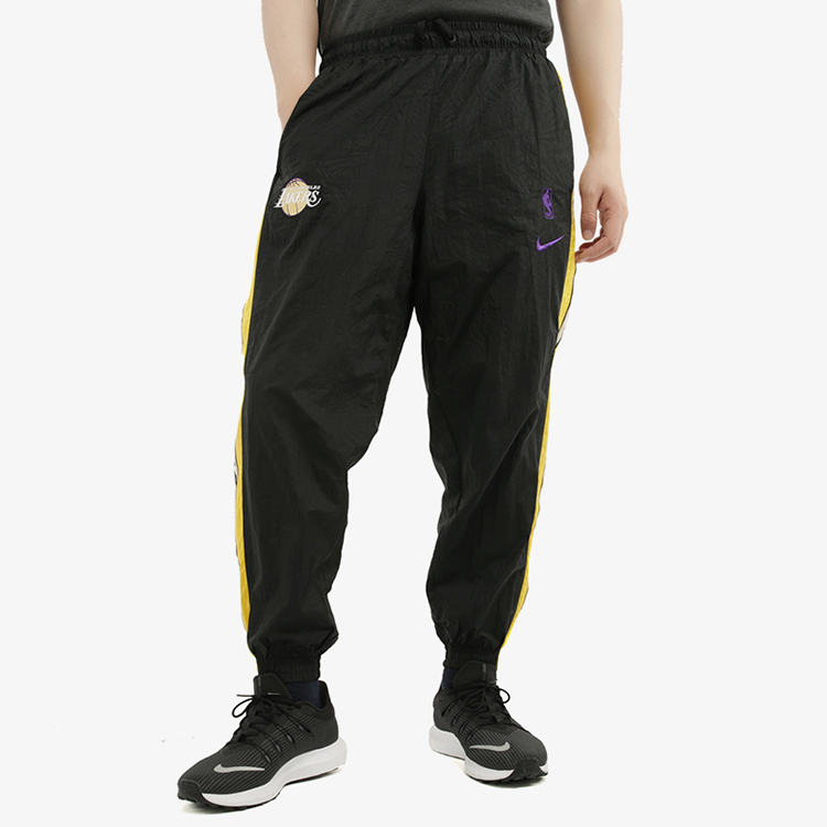 Мужские штаны Nike Los Angeles Lakers (черные) — фото 3