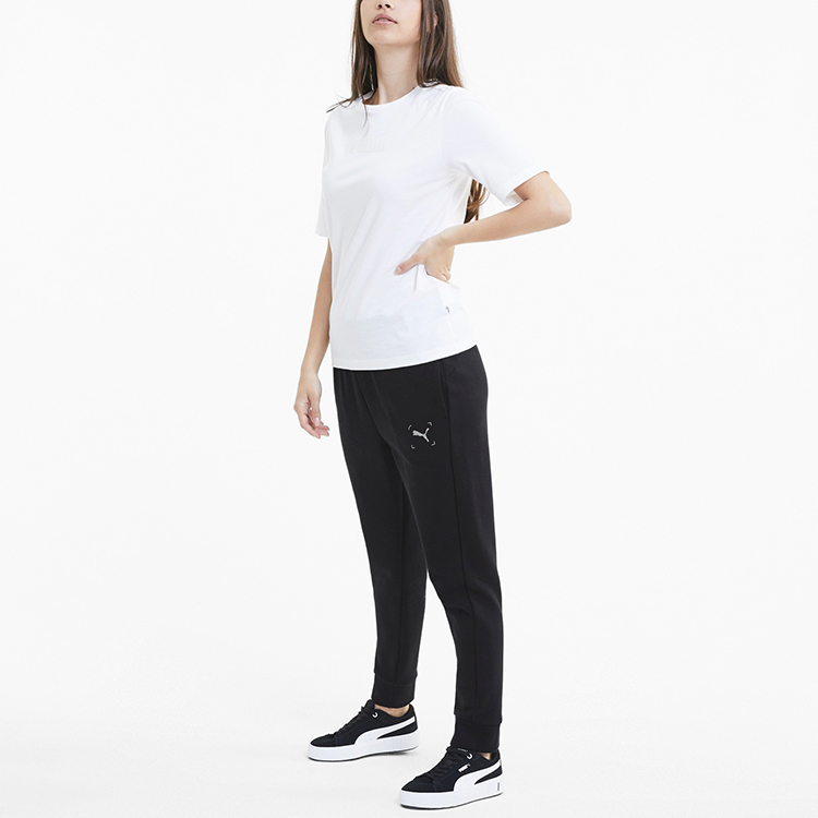 Женские штаны PUMA Nu-tility logo (черные) — фото 3