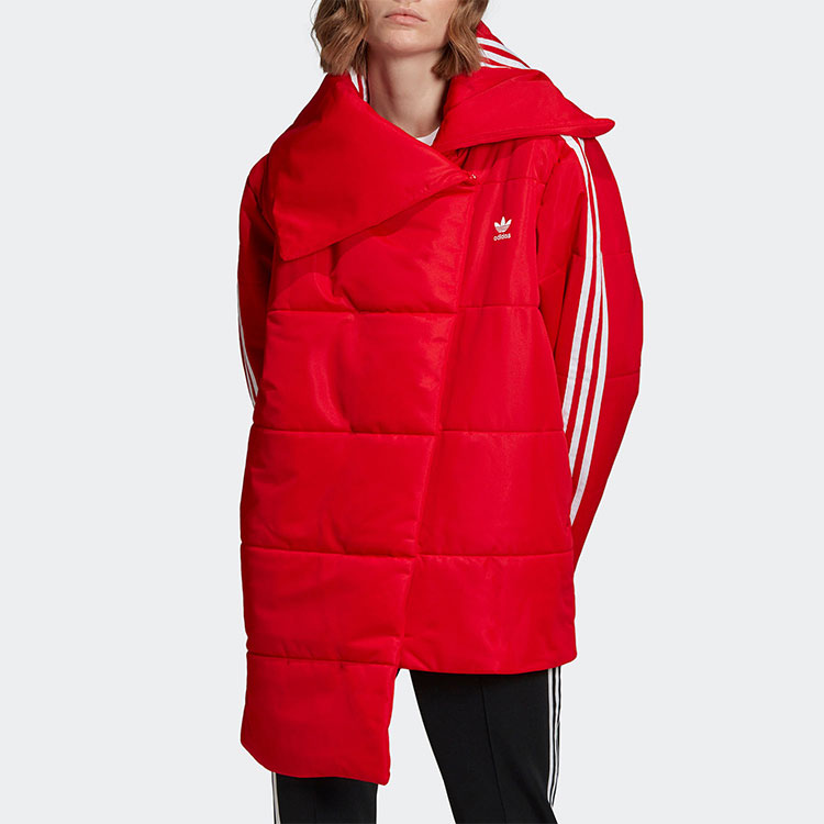 Женская куртка adidas originals (алая) — фото 3
