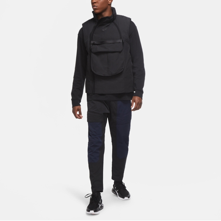 Мужская куртка Nike Sportswear Tech Pack Synthetic-fill (черная) — фото 4