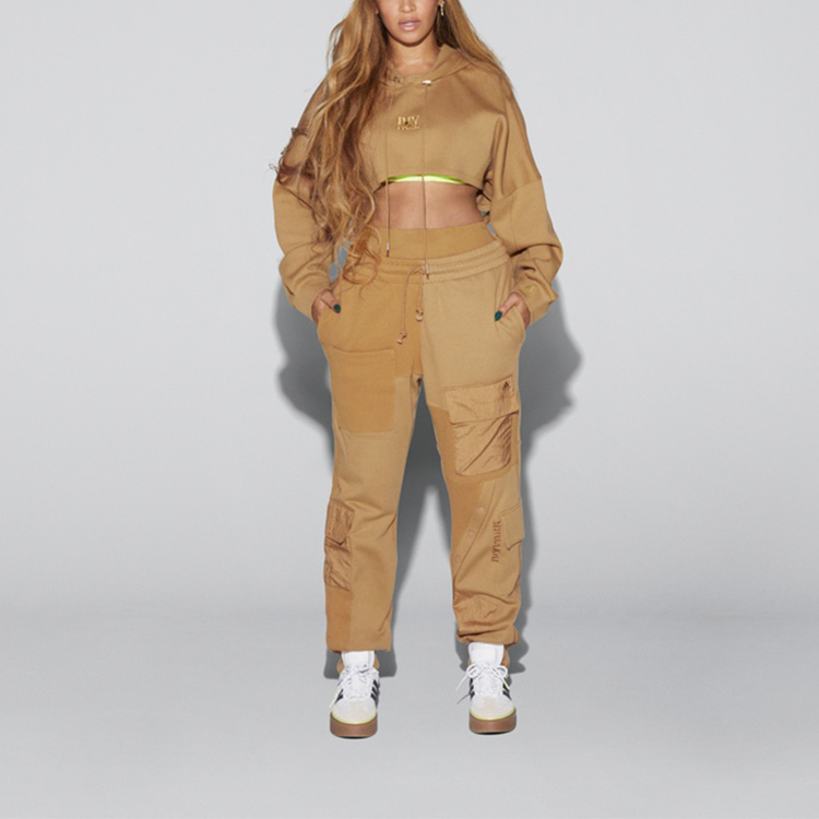 Брюки adidas originals x Ivy Park (коричневые) — фото 2