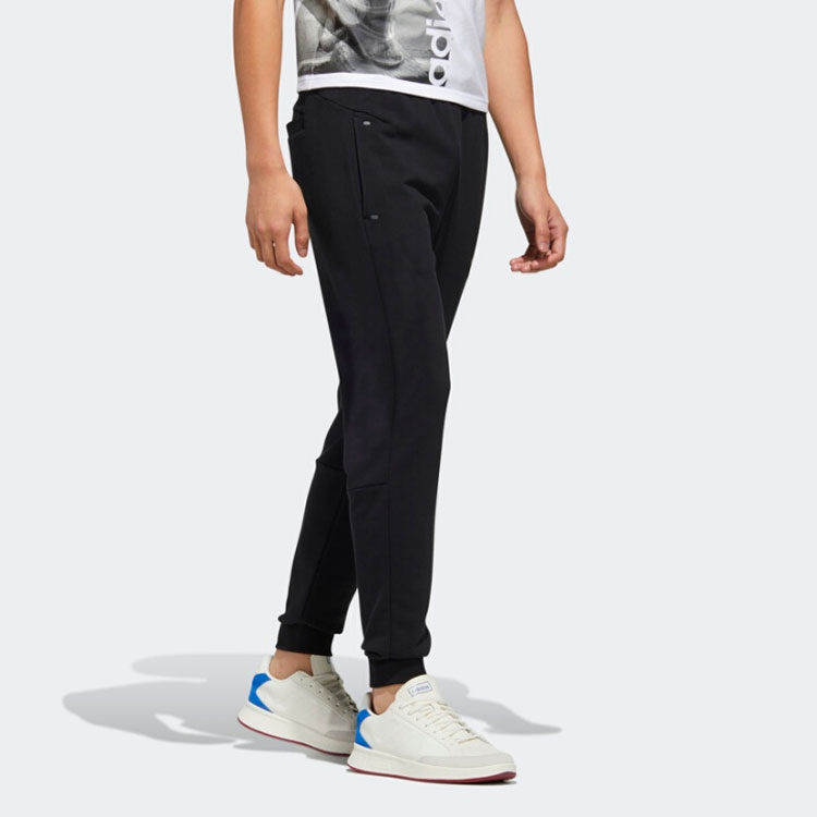 Мужские штаны adidas neo (черные) — фото 6