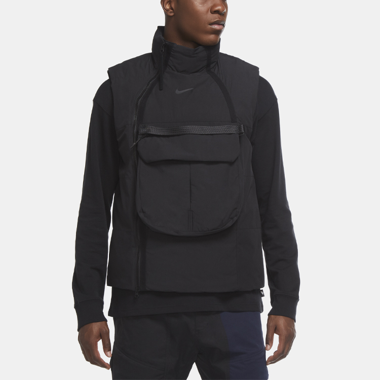 Мужская куртка Nike Sportswear Tech Pack Synthetic-fill (черная) — фото 6