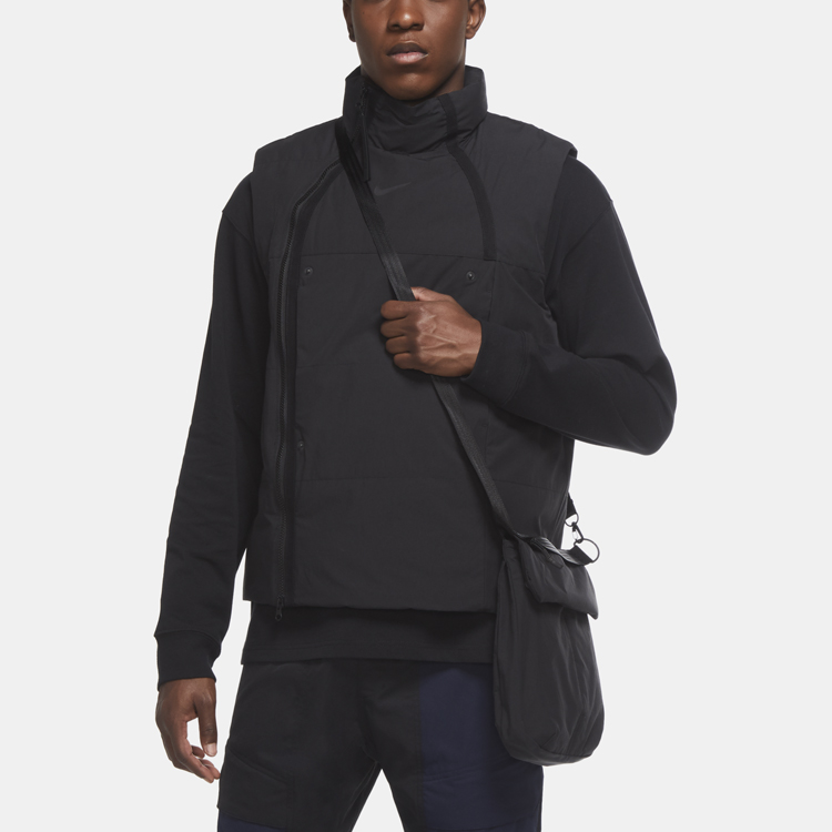 Мужская куртка Nike Sportswear Tech Pack Synthetic-fill (черная) — фото 5