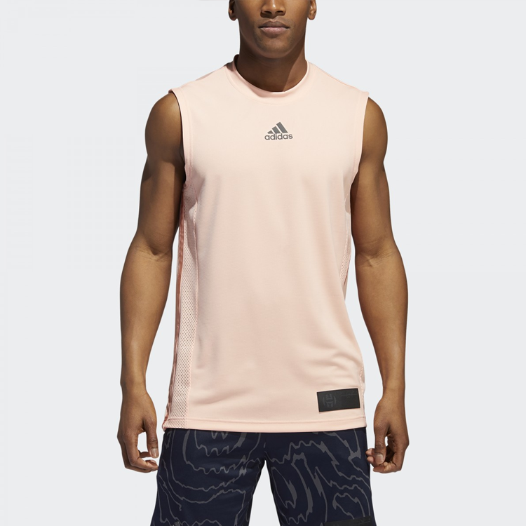 Adidas Basketball Jerseys Men’s Light Pink Moderate Straight Fit