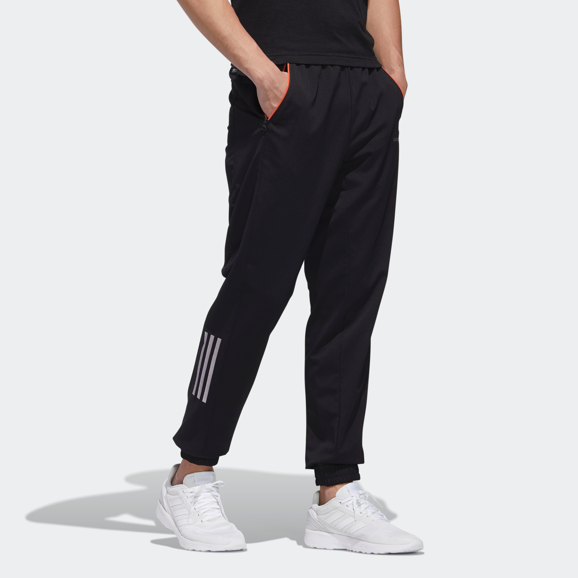 Мужские штаны adidas neo (черные) — фото 6
