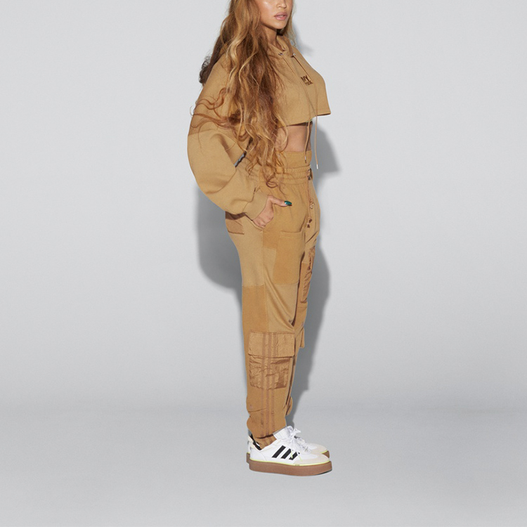 Брюки adidas originals x Ivy Park (коричневые) — фото 3