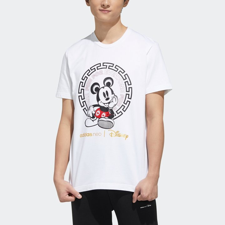 Мужская футболка adidas neo x Disney (белая) — фото 2