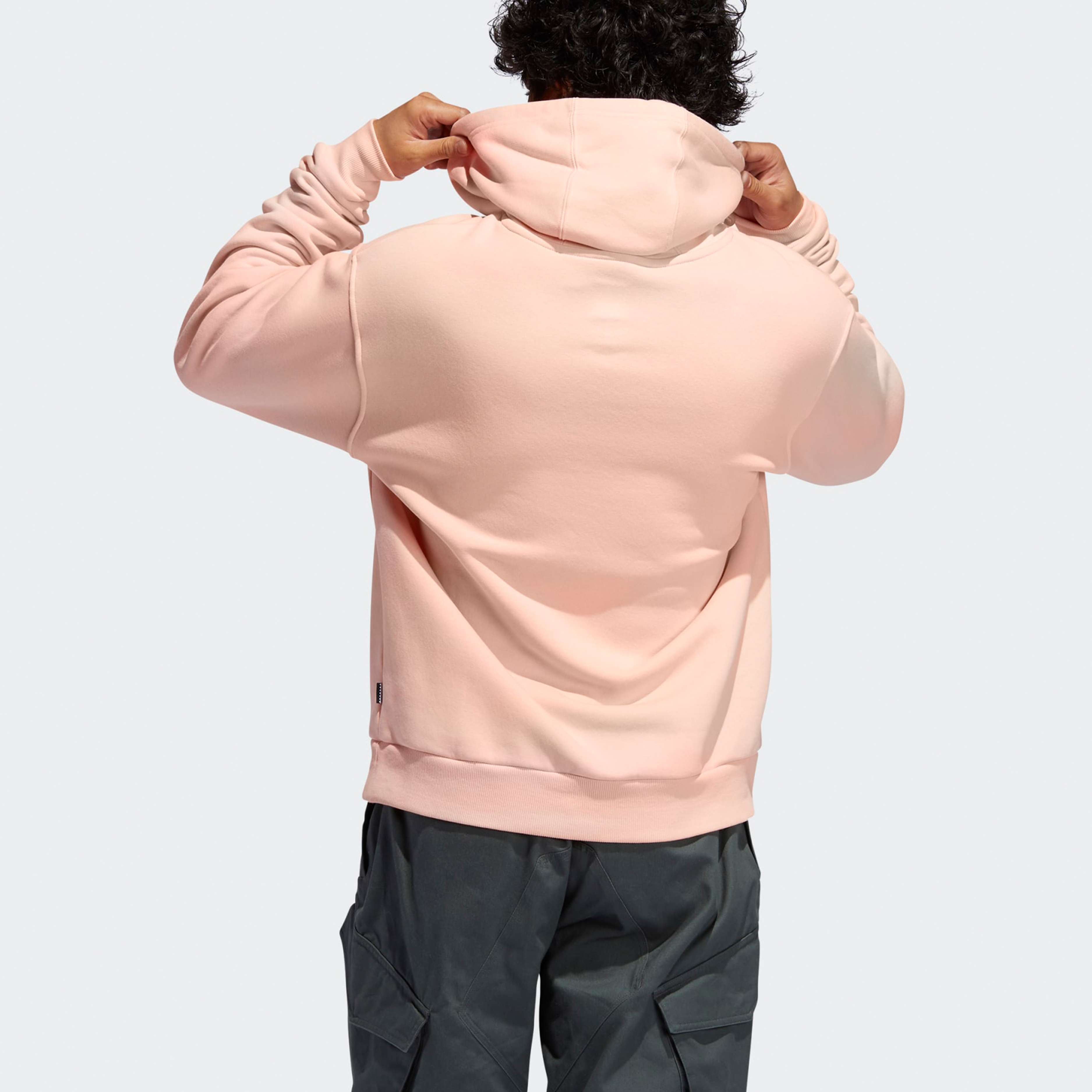 Мужское худи adidas originals (розовое) — фото 6