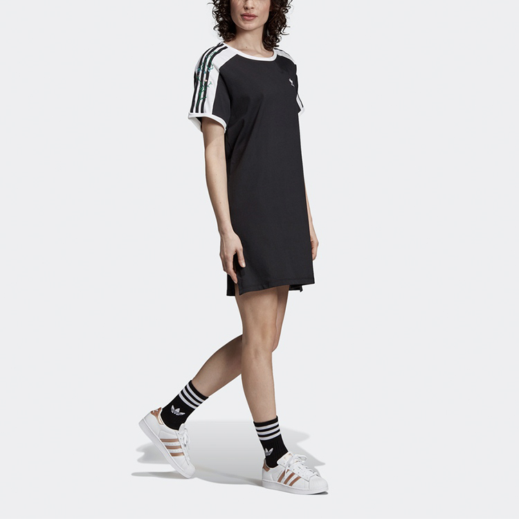Женское платье adidas originals (черное) — фото 4