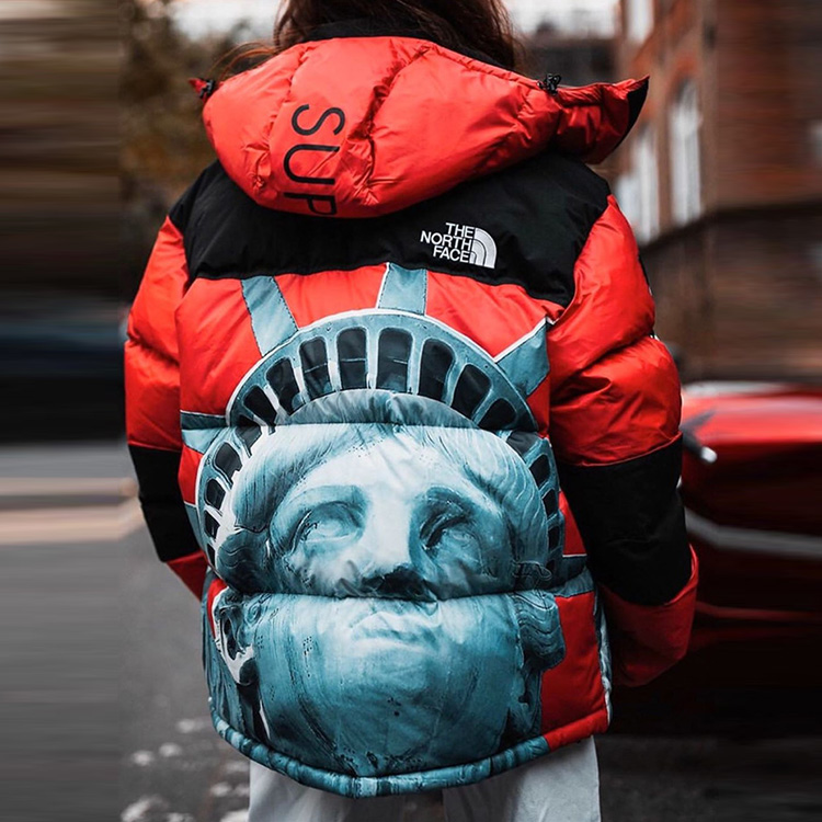 Supreme x The North Face Statue of Liberty Baltoro Red sup-fw19