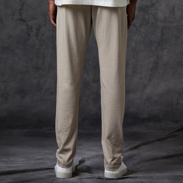 Унисекс штаны Fear of God Essentials FW20 Lounge Pants Tan (коричневые) — фото 3