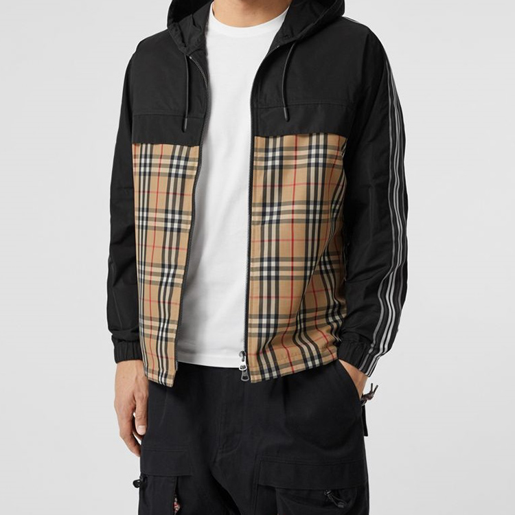 Мужская куртка Burberry (бежевая) — фото 4