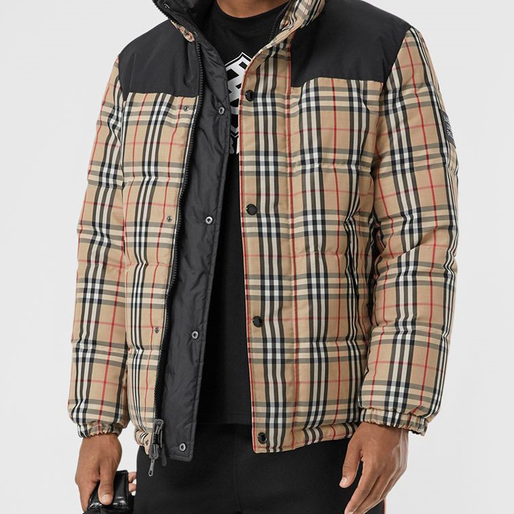Мужская куртка Burberry (бежевая) — фото 6