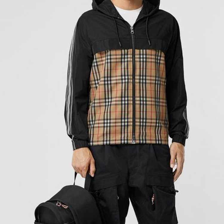 Мужская куртка Burberry (бежевая) — фото 5
