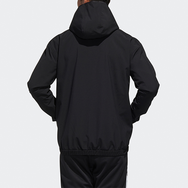Мужская куртка adidas M Mh Wrm Wd Jkt (черная) — фото 4
