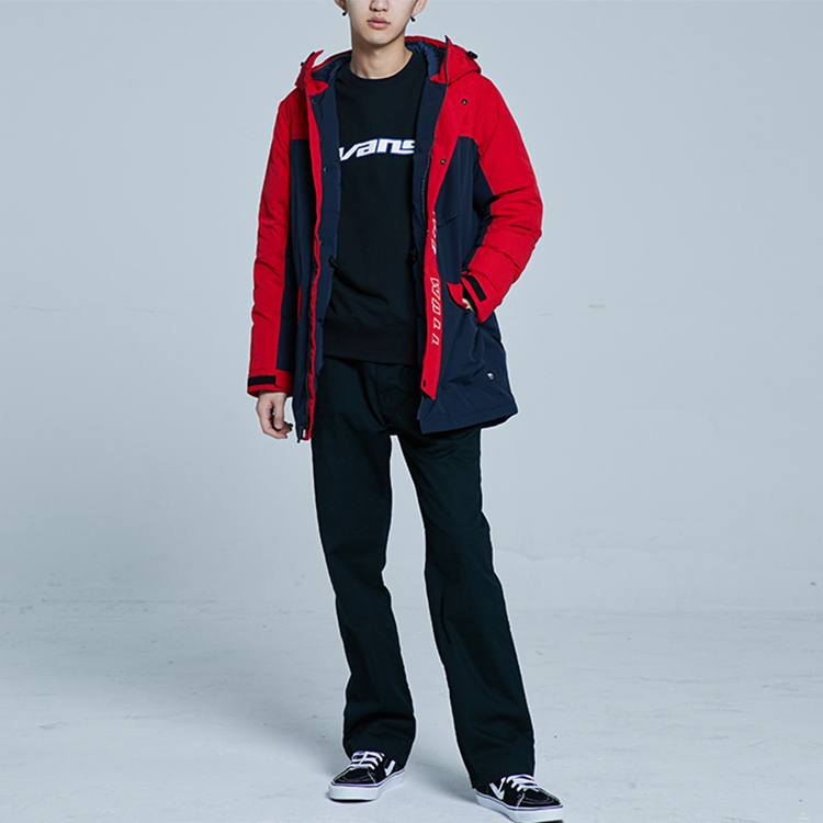 Мужская куртка Vans Down Jacket (красно-синяя) — фото 3