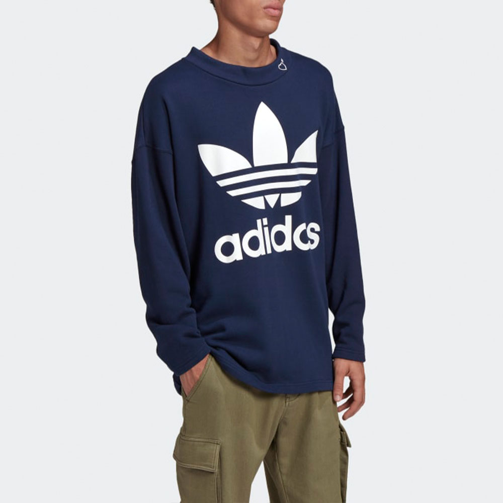 Мужское худи adidas originals x HUMAN MADE Logo (темно-синий) — фото 5