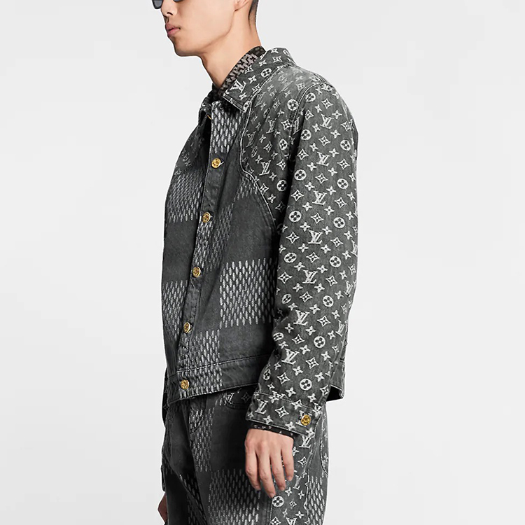 Мужская куртка Louis Vuitton LOUIS VUITTON × nigo LV2 (черный) — фото 4