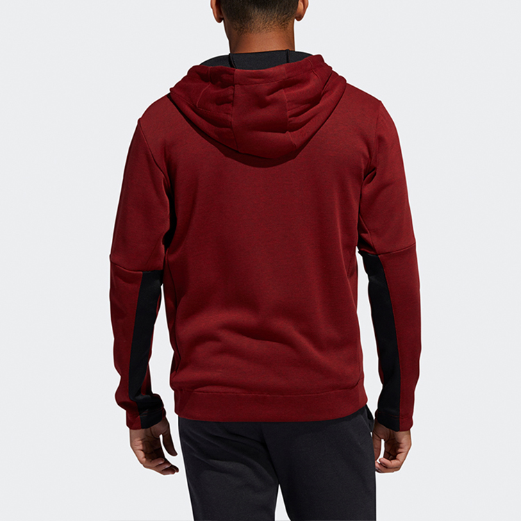 Мужская куртка adidas CNY CU Hoodie (красная) — фото 4