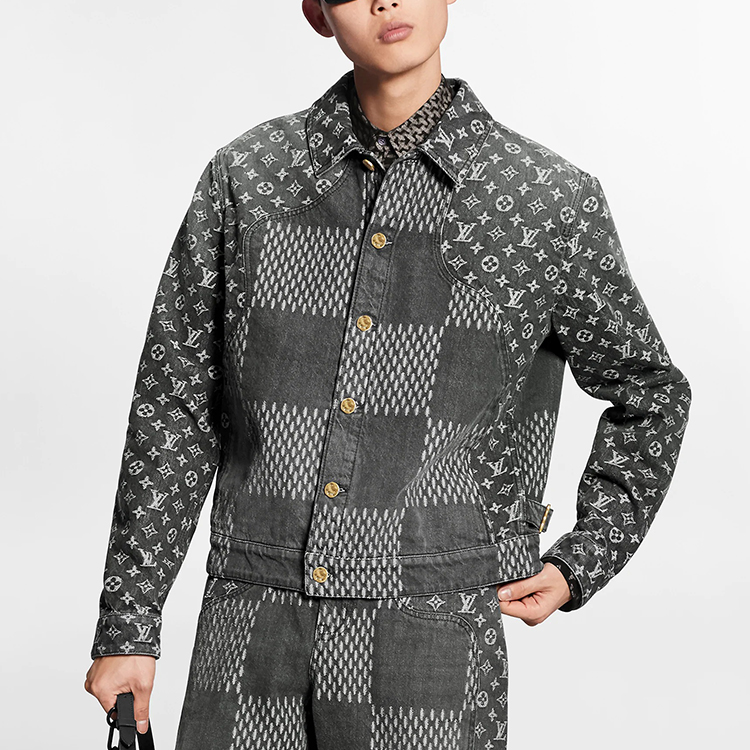 Мужская куртка Louis Vuitton LOUIS VUITTON × nigo LV2 (черный) — фото 2