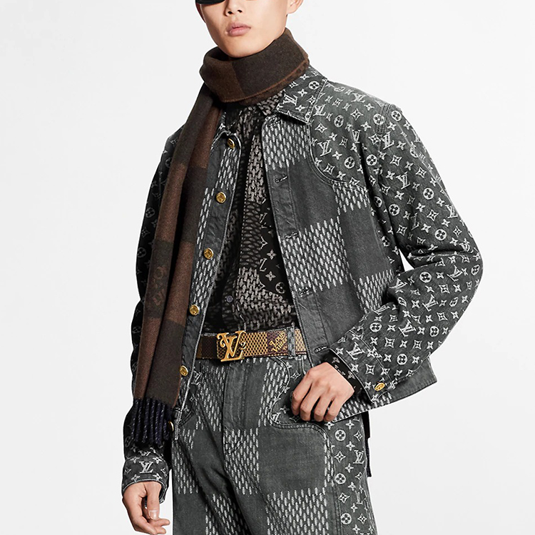 Мужская куртка Louis Vuitton LOUIS VUITTON × nigo LV2 (черный) — фото 3
