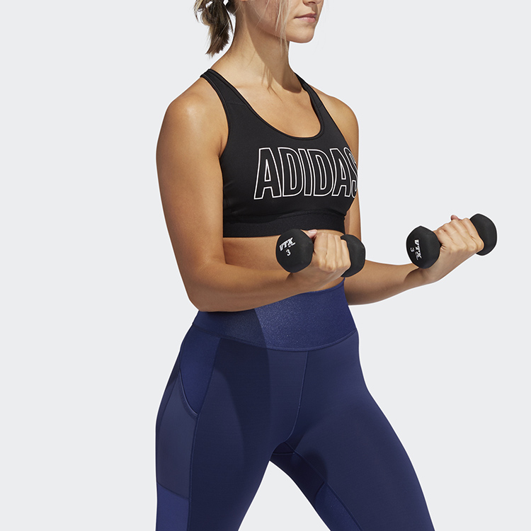 Женская футболка adidas Drst Ask Brn P (черная) — фото 5