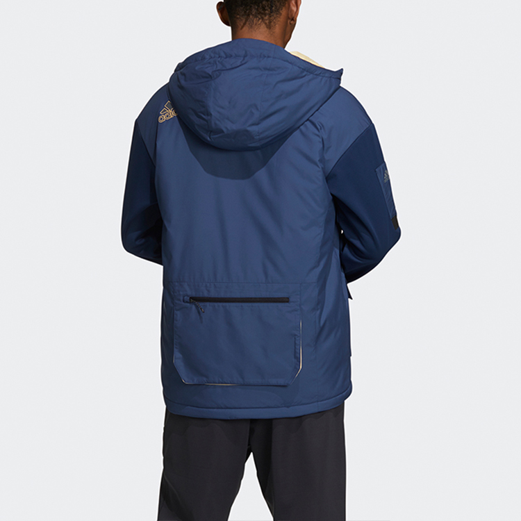 Мужская куртка adidas Urban Pad Jkt (темно-синяя) — фото 5