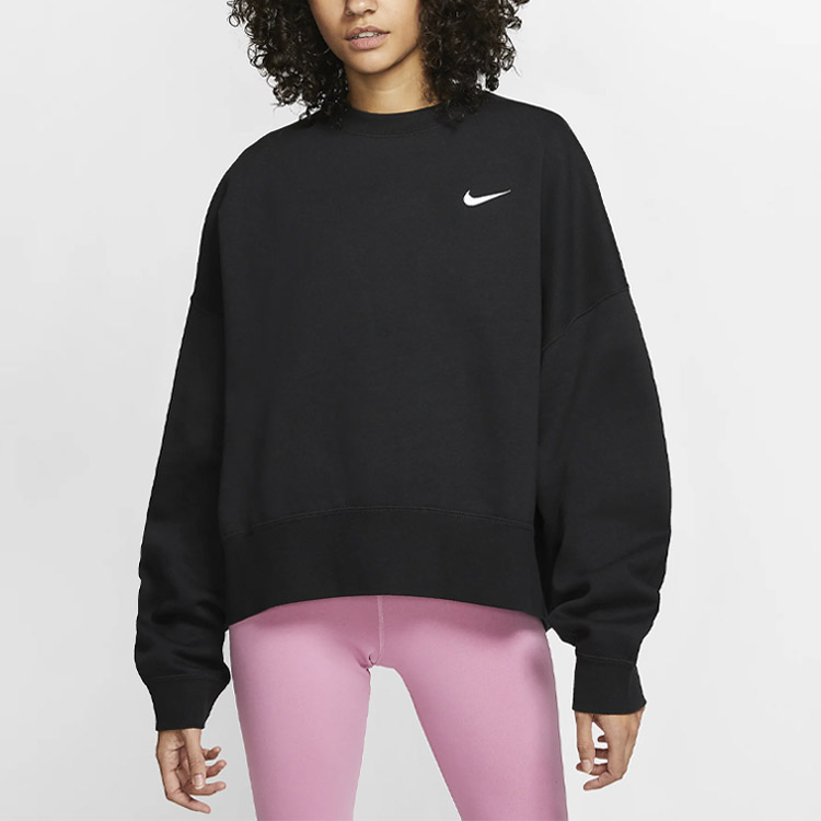 Женское худи Nike Флис (черная) — фото 3