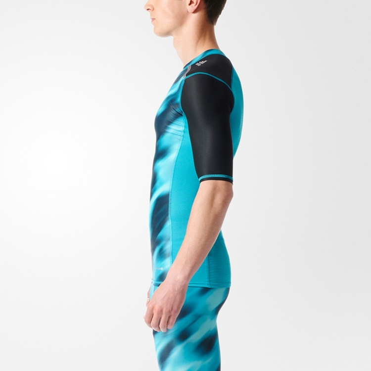 Мужская футболка adidas Training T-shirt (черная) — фото 5
