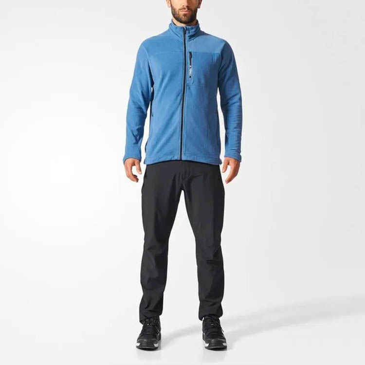 Мужская куртка adidas (синяя) — фото 3