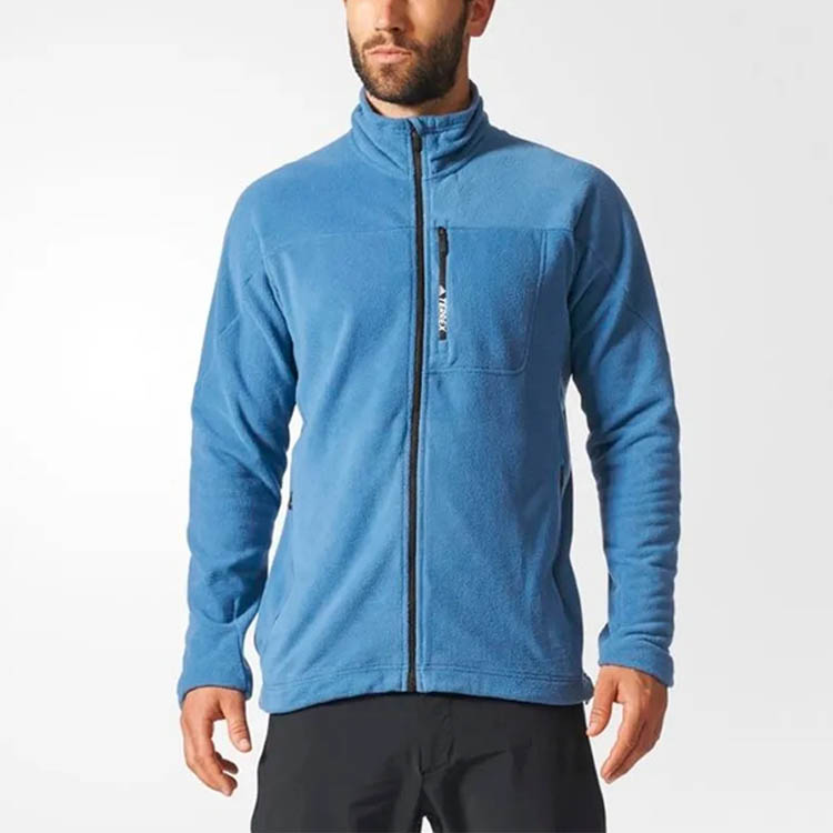 Мужская куртка adidas (синяя) — фото 4