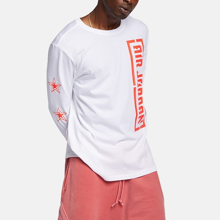 Мужская футболка Jordan LOGO T (белая) — фото 4