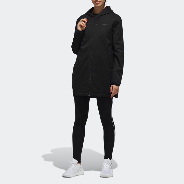 Женская куртка adidas neo W Cs Parka Jkt (черная) — фото 6