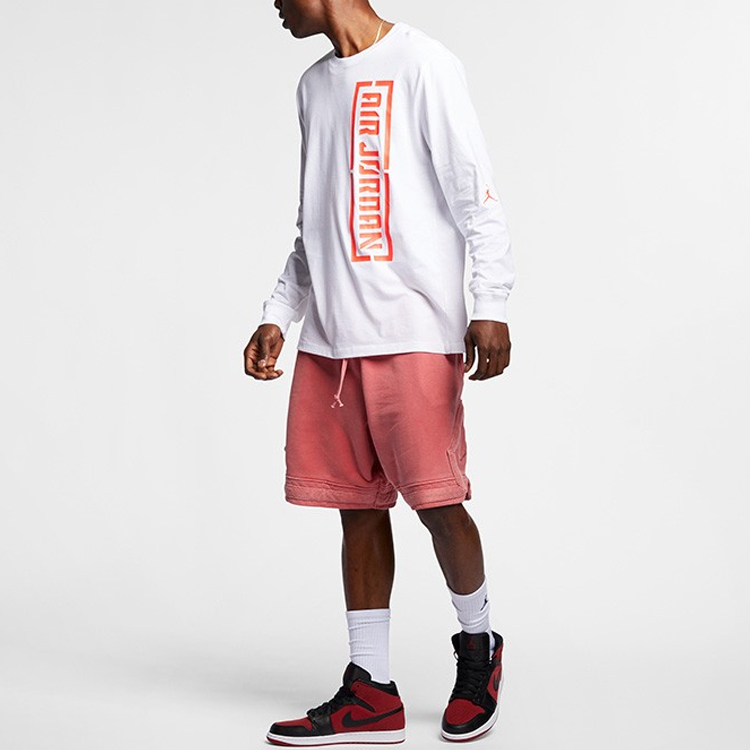 Мужская футболка Jordan LOGO T (белая) — фото 3