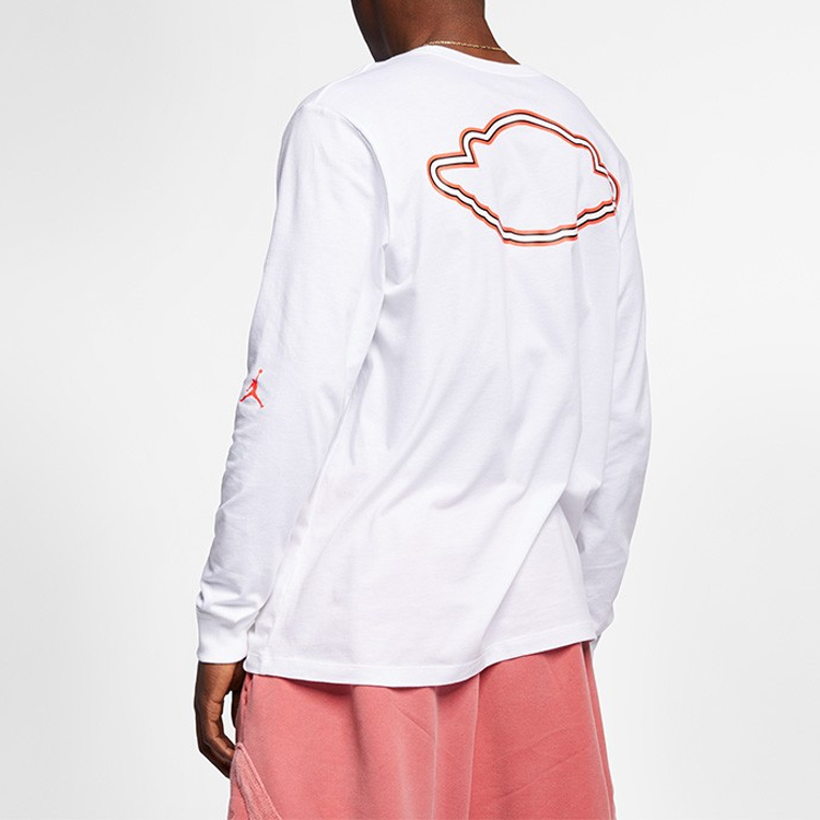 Мужская футболка Jordan LOGO T (белая) — фото 5