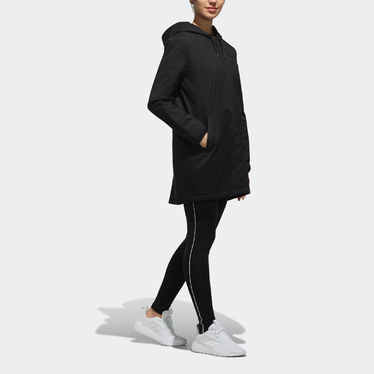 Женская куртка adidas neo W Cs Parka Jkt (черная) — фото 4