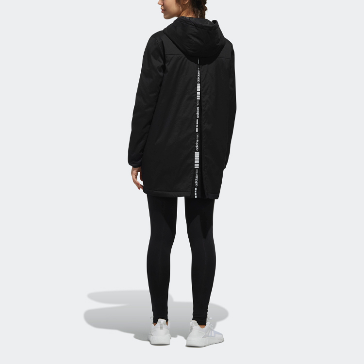 Женская куртка adidas neo W Cs Parka Jkt (черная) — фото 3