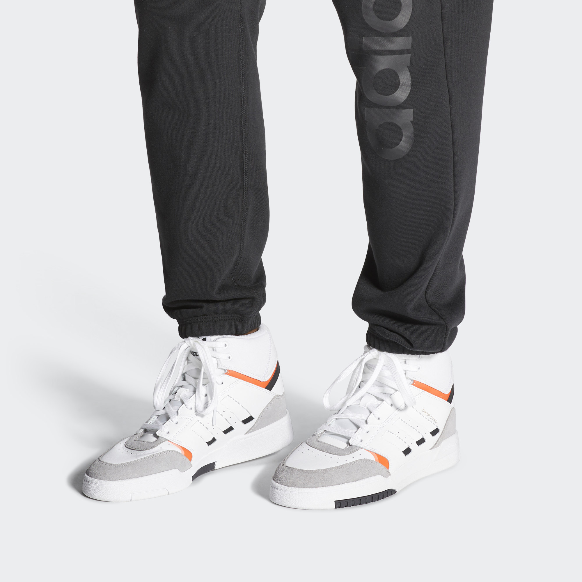 Кроссовки adidas originals Drop Step (белый / оранжевый) — фото 7