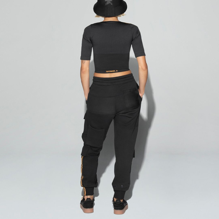 Спортивные брюки adidas originals x Ivy Park (черные) — фото 4